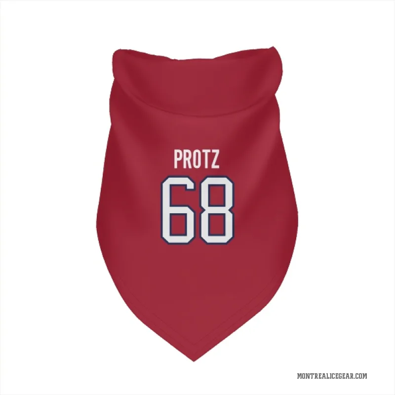 Owen Protz  Red Montreal Canadiens  Cat & Dog Pet Bandana